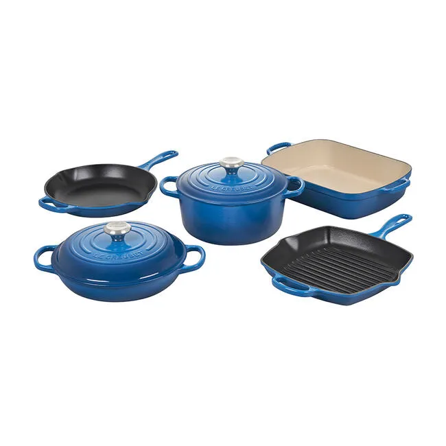 Le Creuset 7-Piece Cast Iron Set