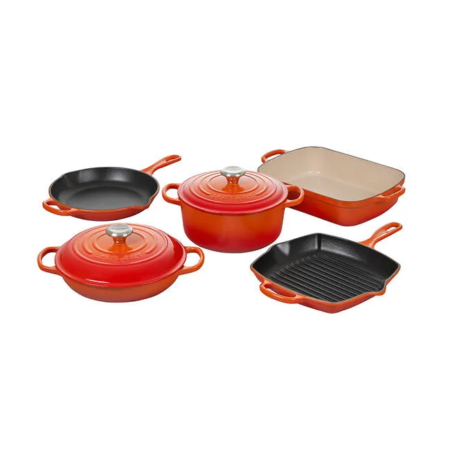 Le Creuset 7-Piece Cast Iron Set