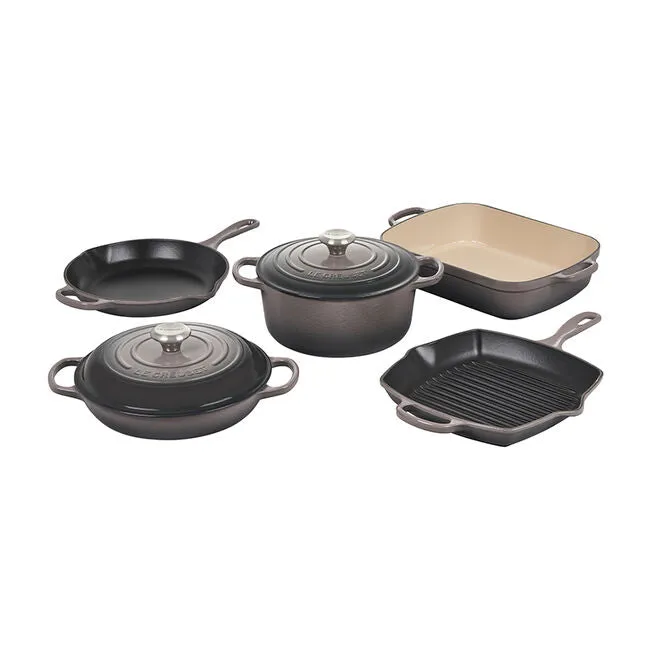 Le Creuset 7-Piece Cast Iron Set