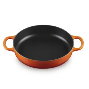Le Creuset Signature Enameled Cast Iron Everyday Pan, 11-Inches, Flame