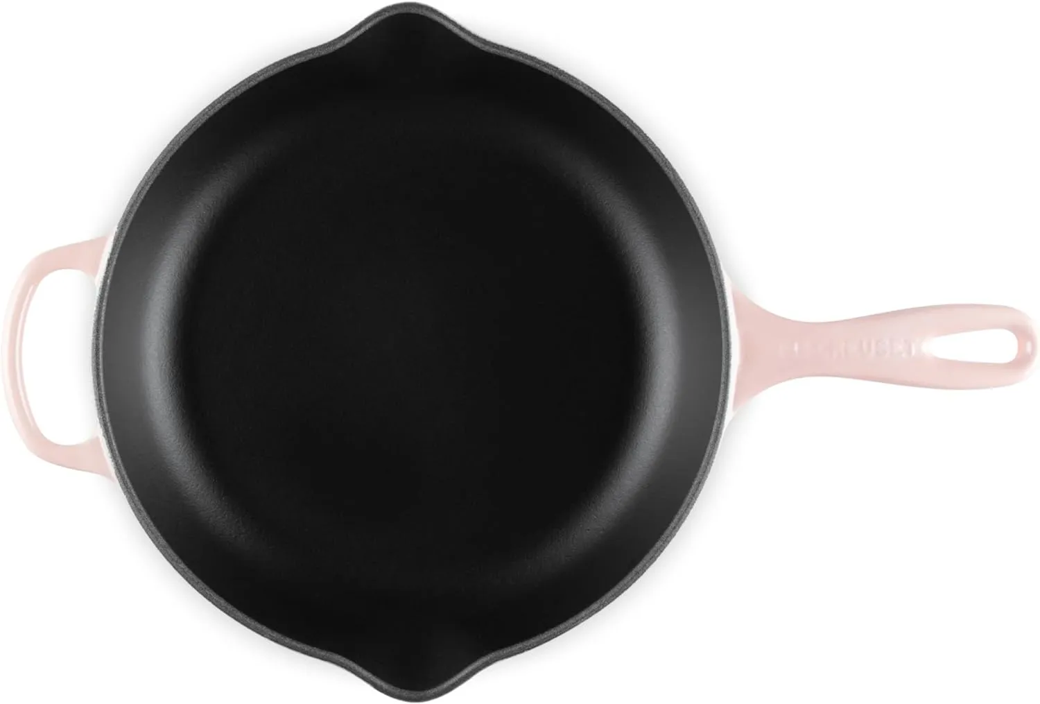 Le Creuset Signature Enameled Cast Iron Skillet, 10.25-Inches, Peche