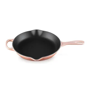 Le Creuset Signature Enameled Cast Iron Skillet, 10.25-Inches, Peche