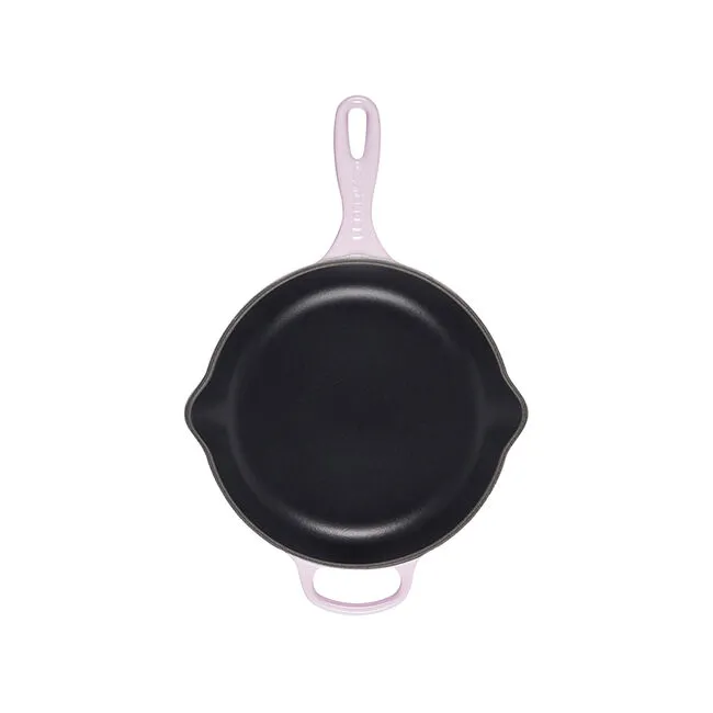 Le Creuset Signature Enameled Cast Iron Skillet, 10.25-Inches, Shallot