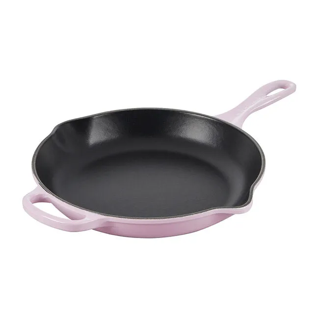 Le Creuset Signature Enameled Cast Iron Skillet, 10.25-Inches, Shallot