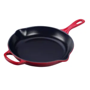 Le Creuset Signature Enameled Cast Iron Skillet, 9-Inches, Cerise