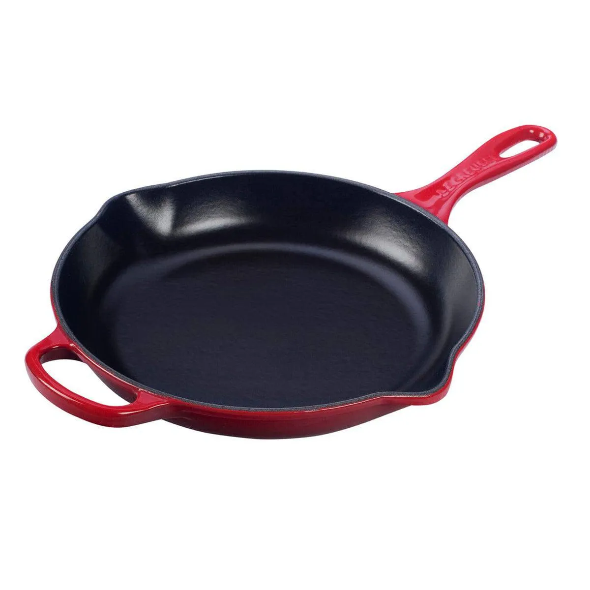 Le Creuset Signature Enameled Cast Iron Skillet, 9-Inches, Cerise