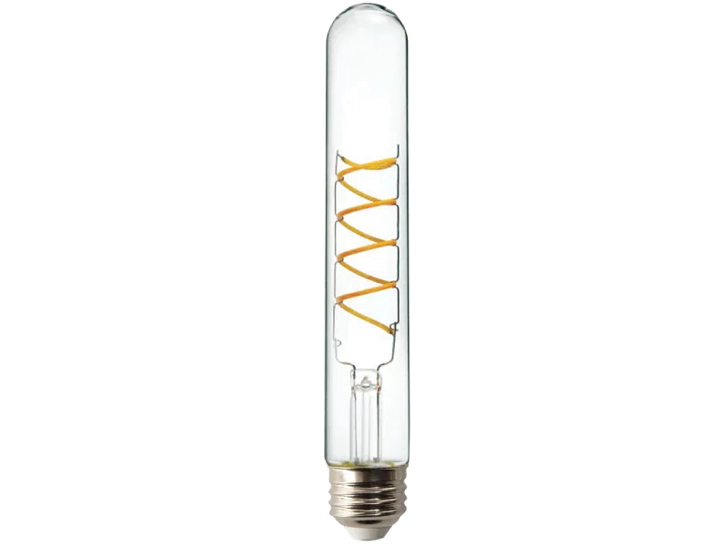 LED Antique Spiral Filament B10 Lamp - 7.2", 5W, 18K