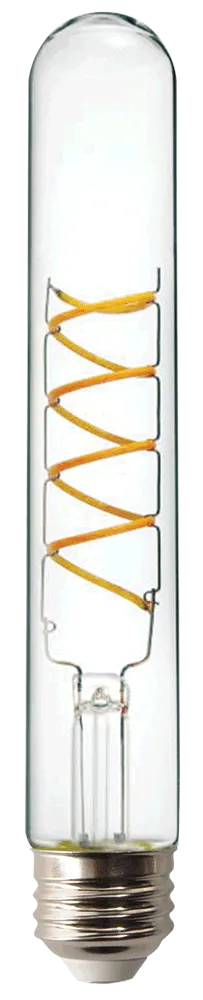 LED Antique Spiral Filament B10 Lamp - 7.2", 5W, 18K