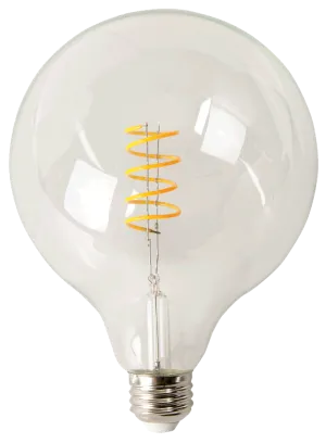 LED Antique Spiral Filament G40 Lamp - 6.8", 5W, 18K