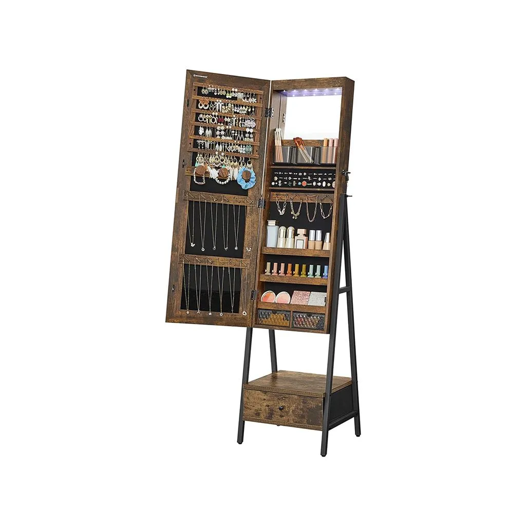LED Jewelry Cabinet Standing