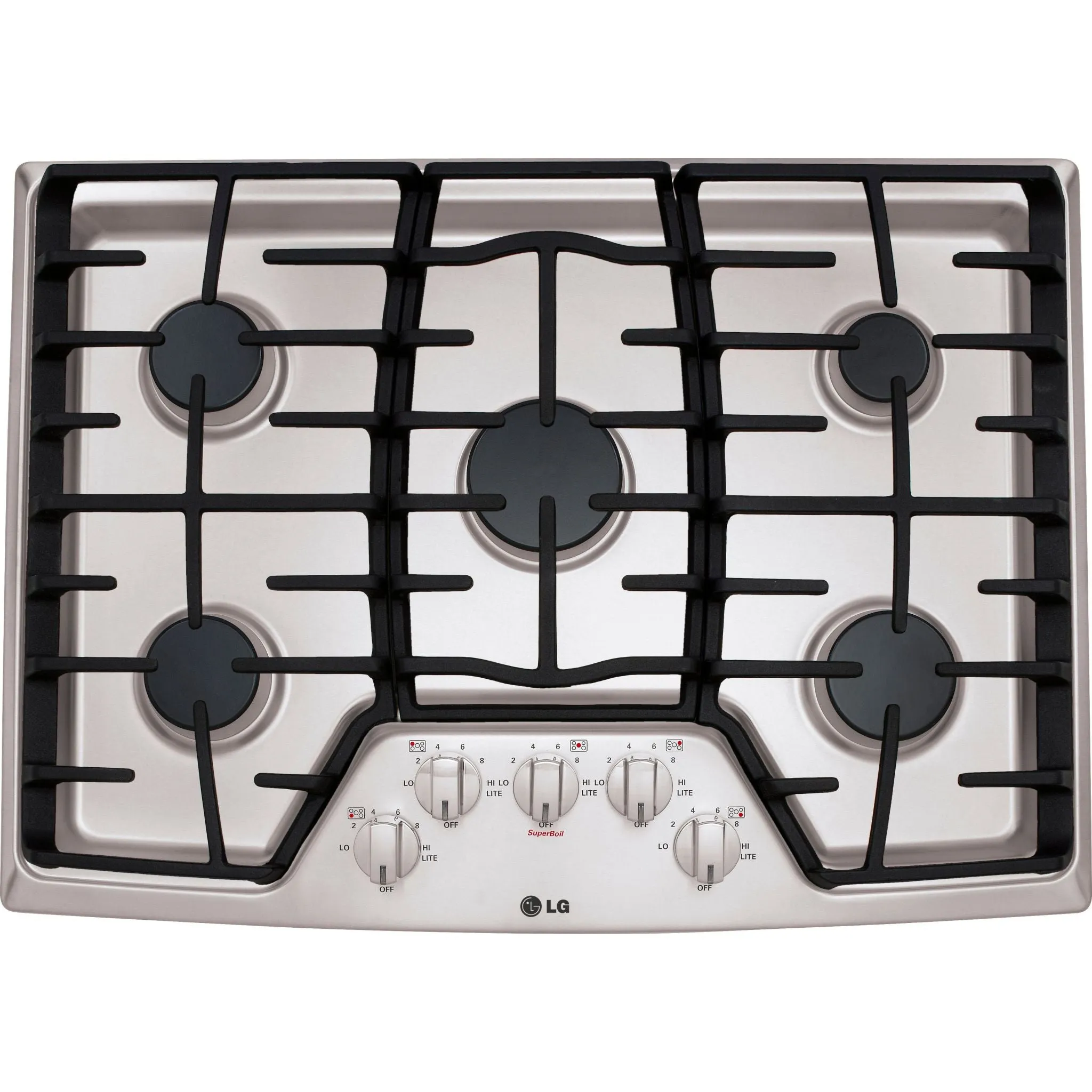 LG 30" Gas Cooktop (LCG3011ST) - Stainless Steel