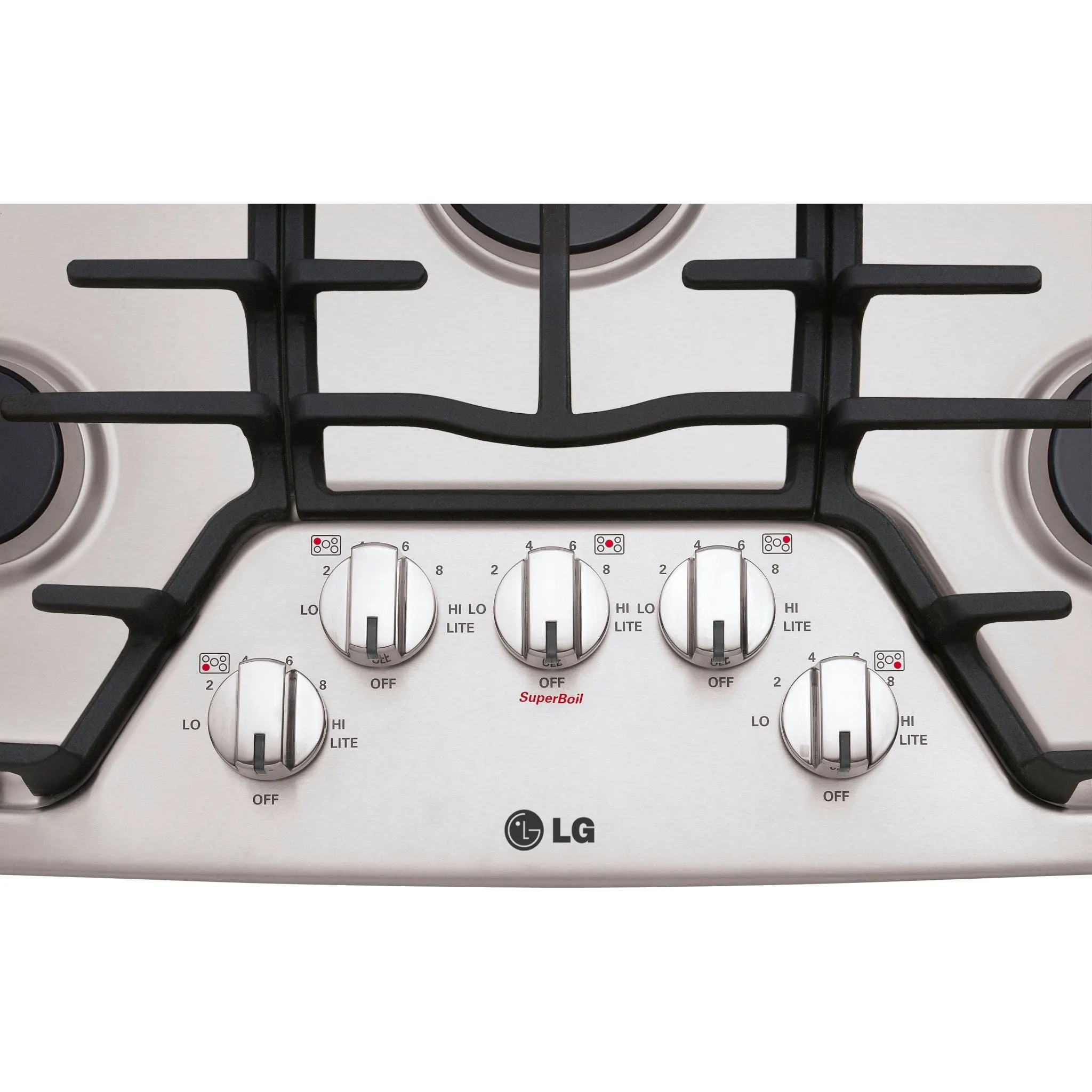 LG 30" Gas Cooktop (LCG3011ST) - Stainless Steel