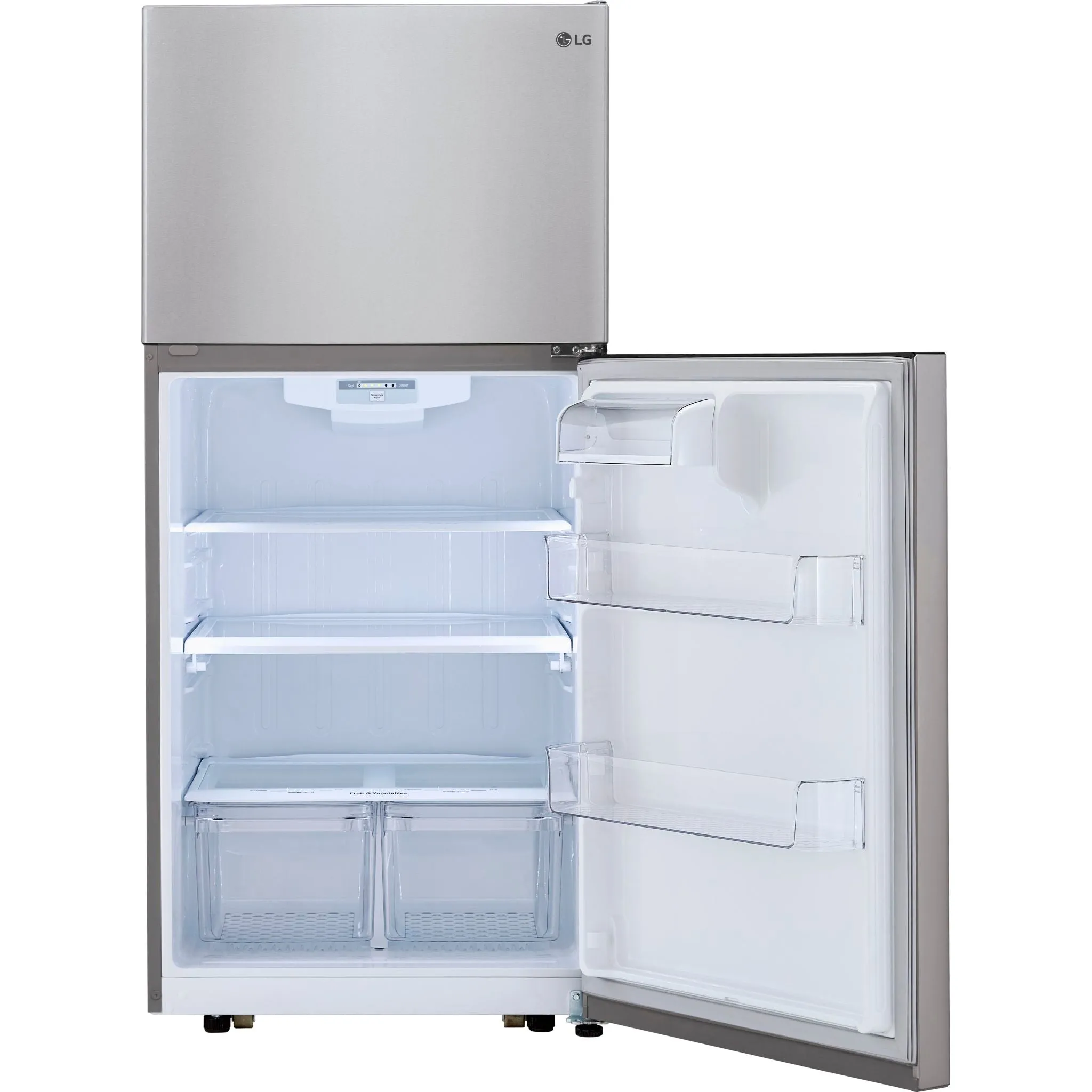 LG Top Mount Fridge (LTCS20020S) - Stainless Steel