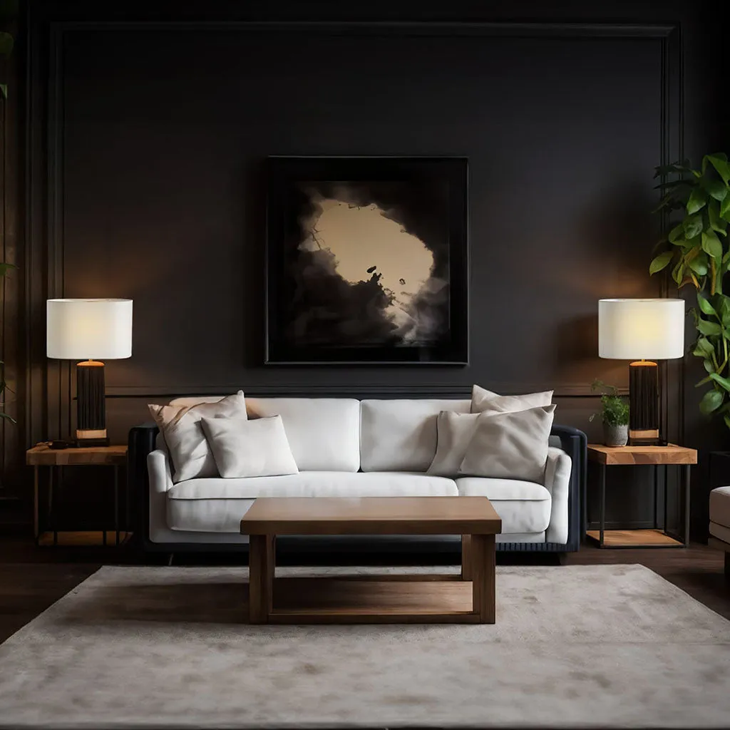 Linen Retro Oval (Rolled Edges)