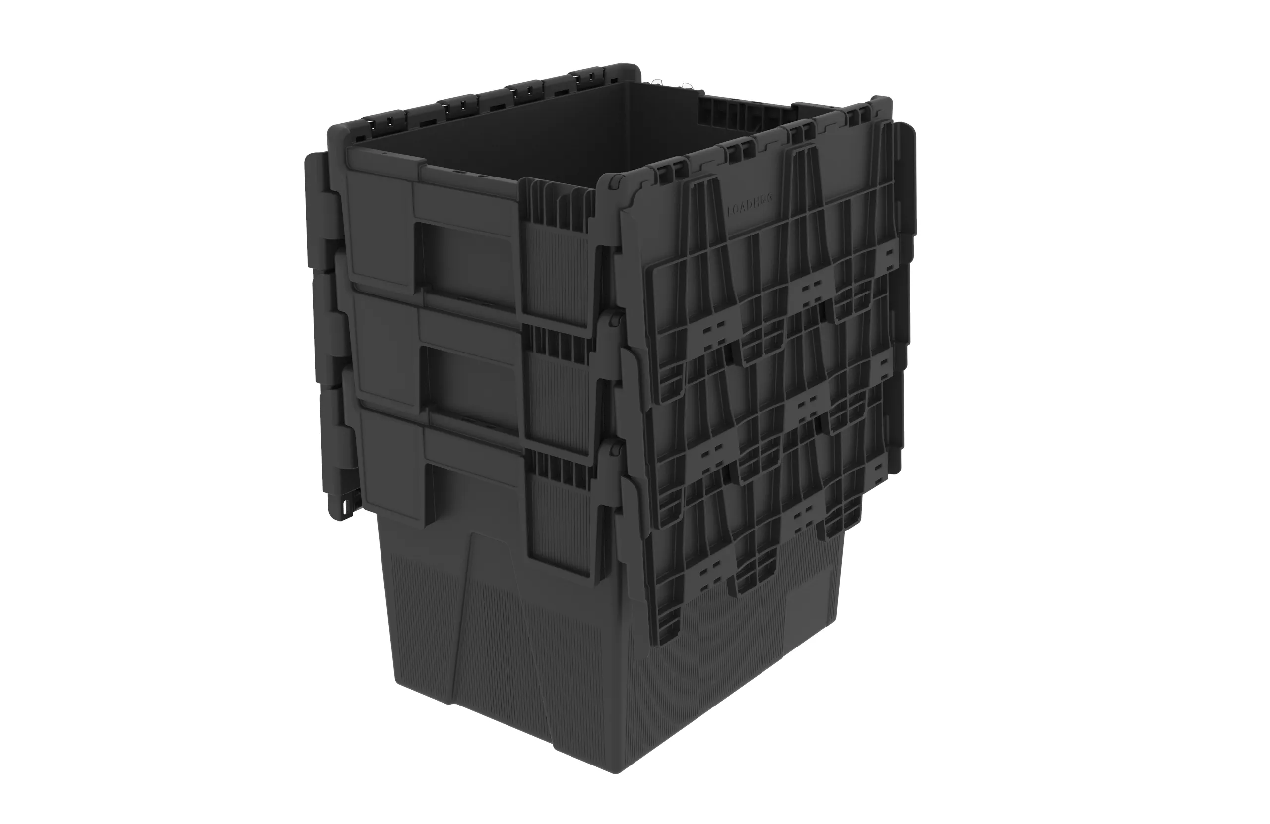 Loadhog 306 Heavy Duty Plastic Storage Container with lid (Set of 5)