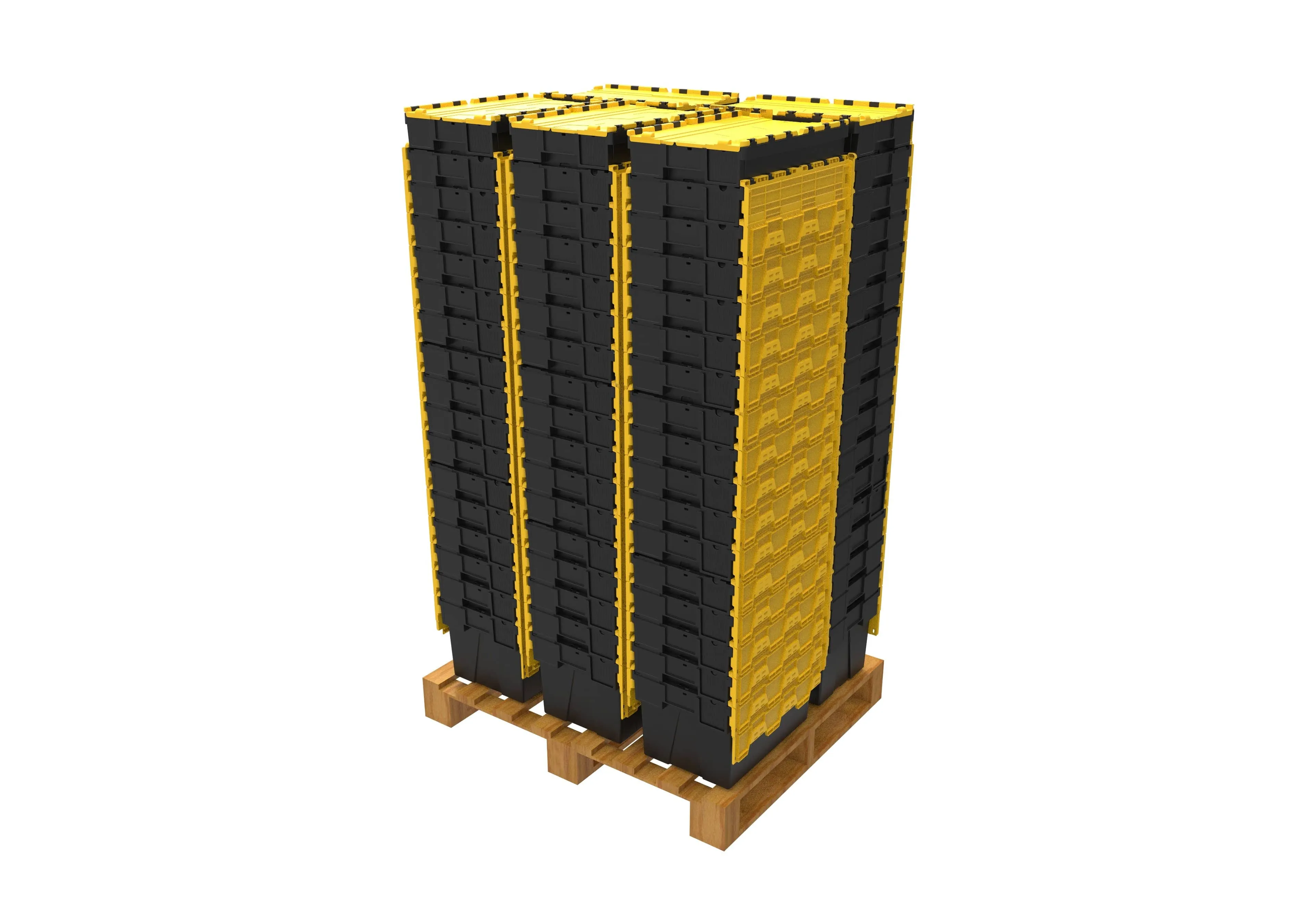 Loadhog Heavy Duty Plastic Storage Container with lid Pack of 85 (Four Colours)