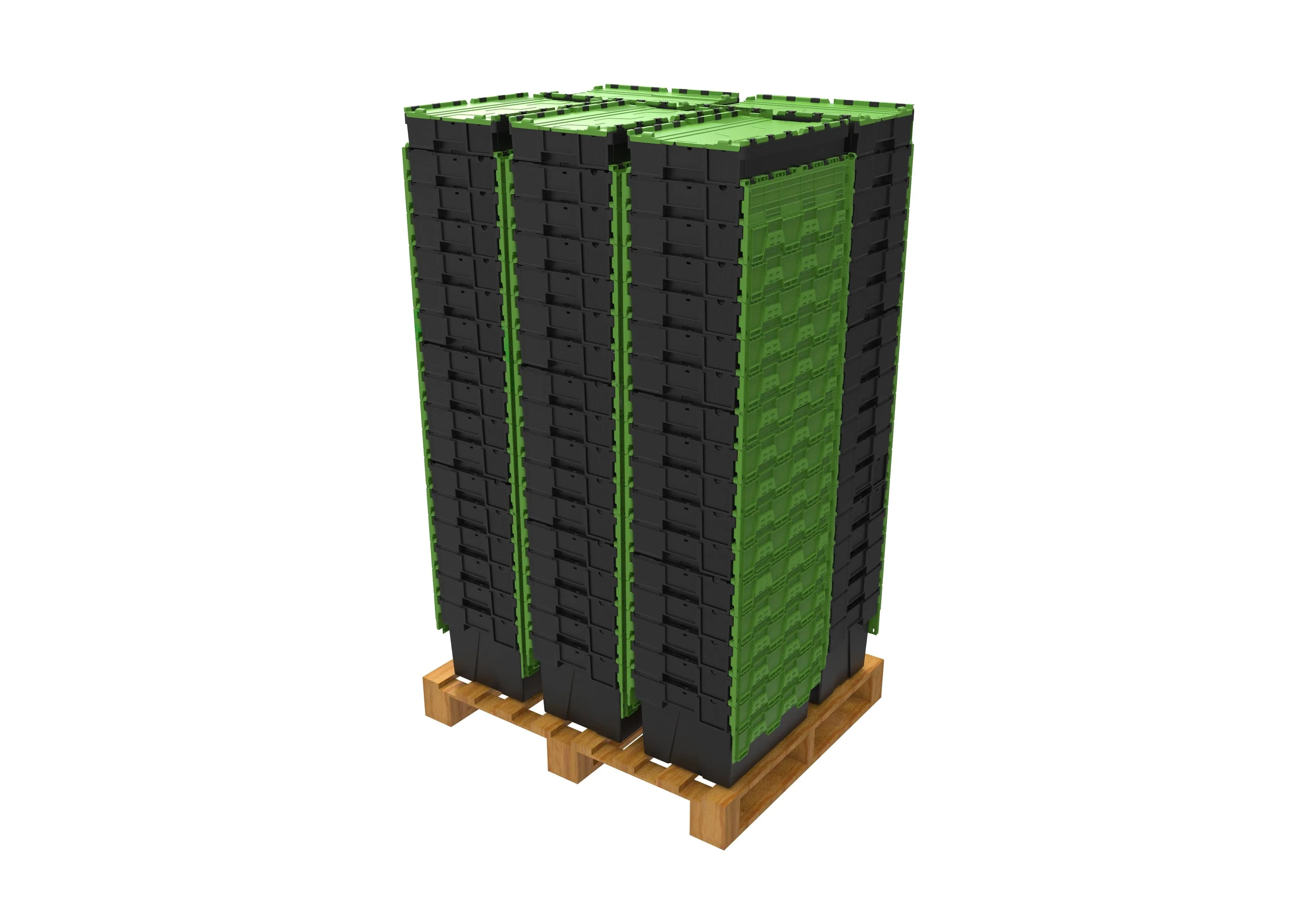 Loadhog Heavy Duty Plastic Storage Container with lid Pack of 85 (Four Colours)