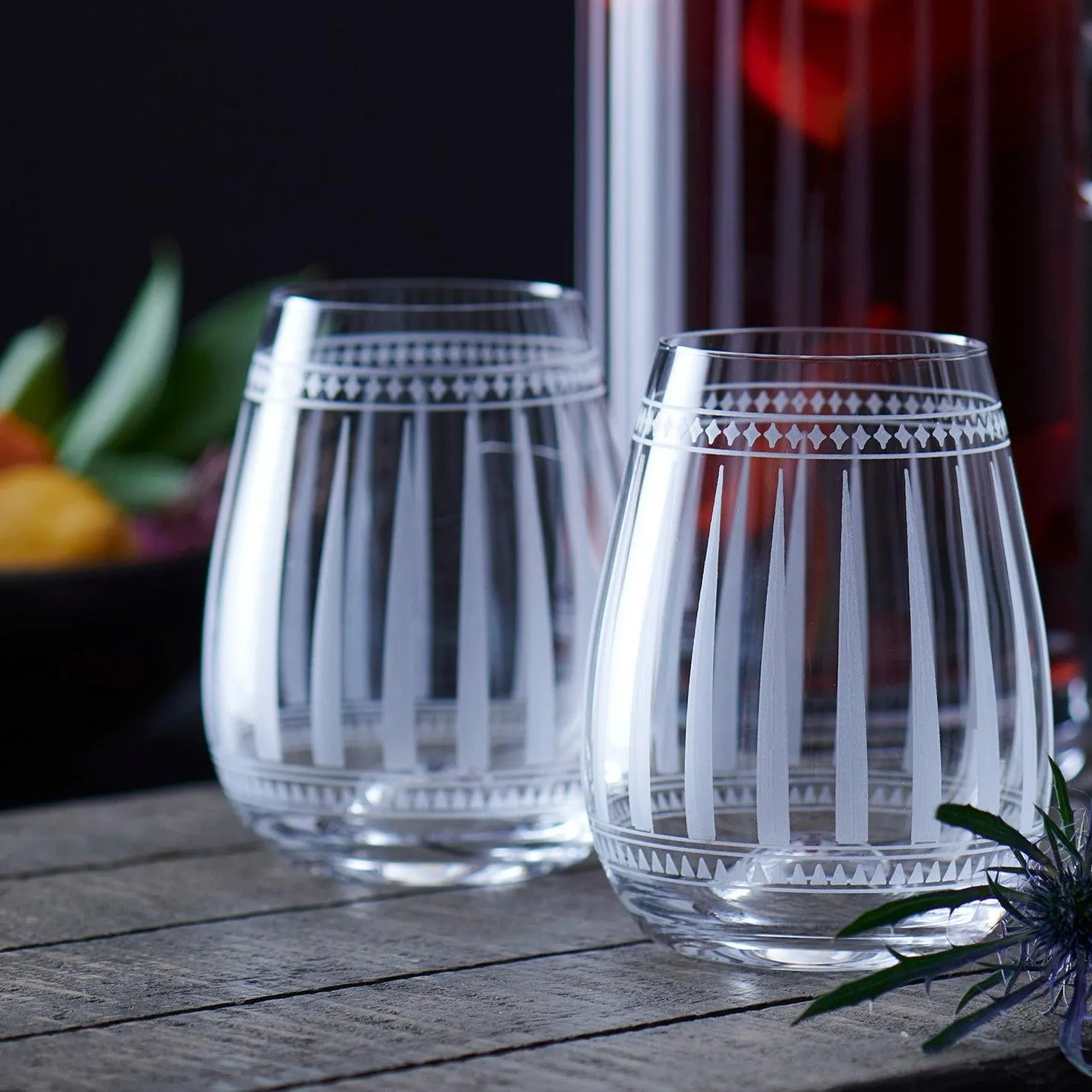 Marrakech Stemless Wine Glasses