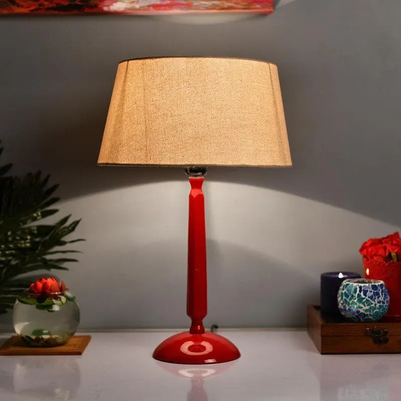 Marvel Luminary Red Table Lamp - Khadi