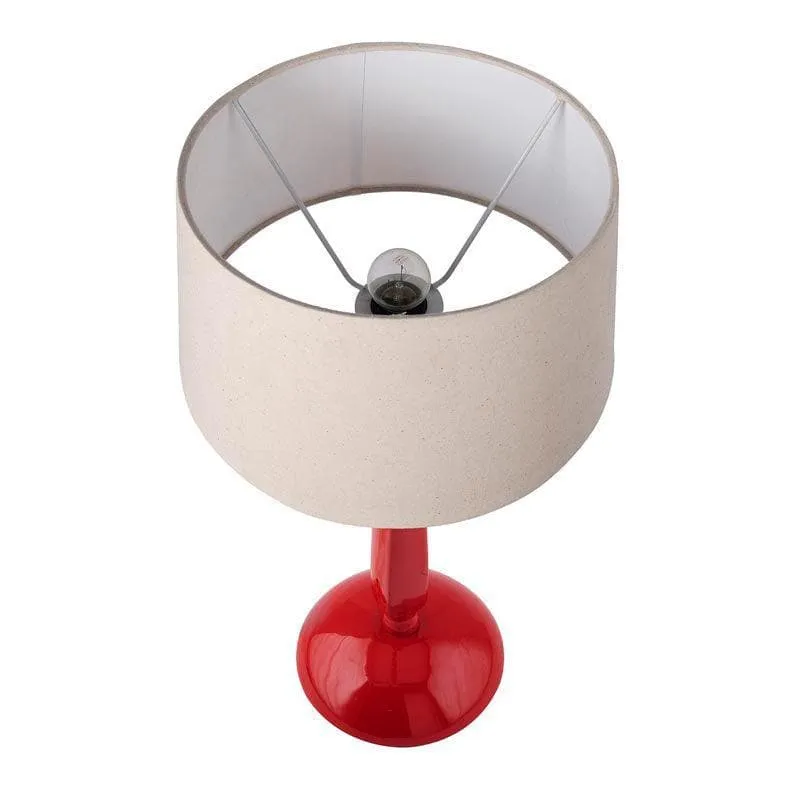 Marvel Luminary Red Table Lamp - Khadi