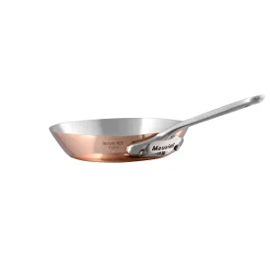 Mauviel M'Mini Copper Round Frying Pan With Stainless Steel Handle, 4.72-in