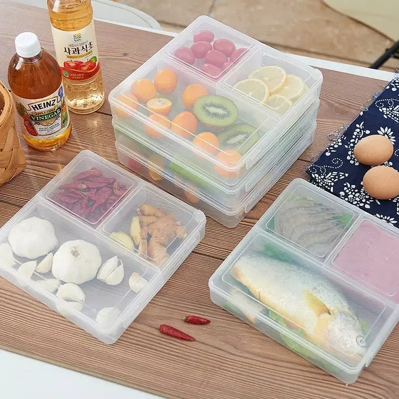Meat Proof Preservation Box, Plastic Transparent Square Box, Refrigerator Preservation Box