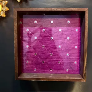 Mirror Work Pink Multi Use Tray