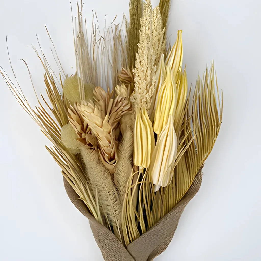 Natural Sand Boho Dried Flower Centerpiece