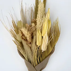 Natural Sand Boho Dried Flower Centerpiece