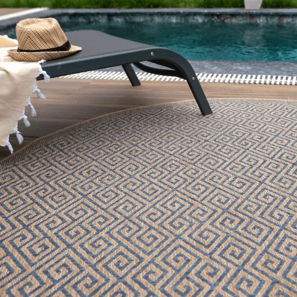 Nature Outdoor Rug Blue | 5100B