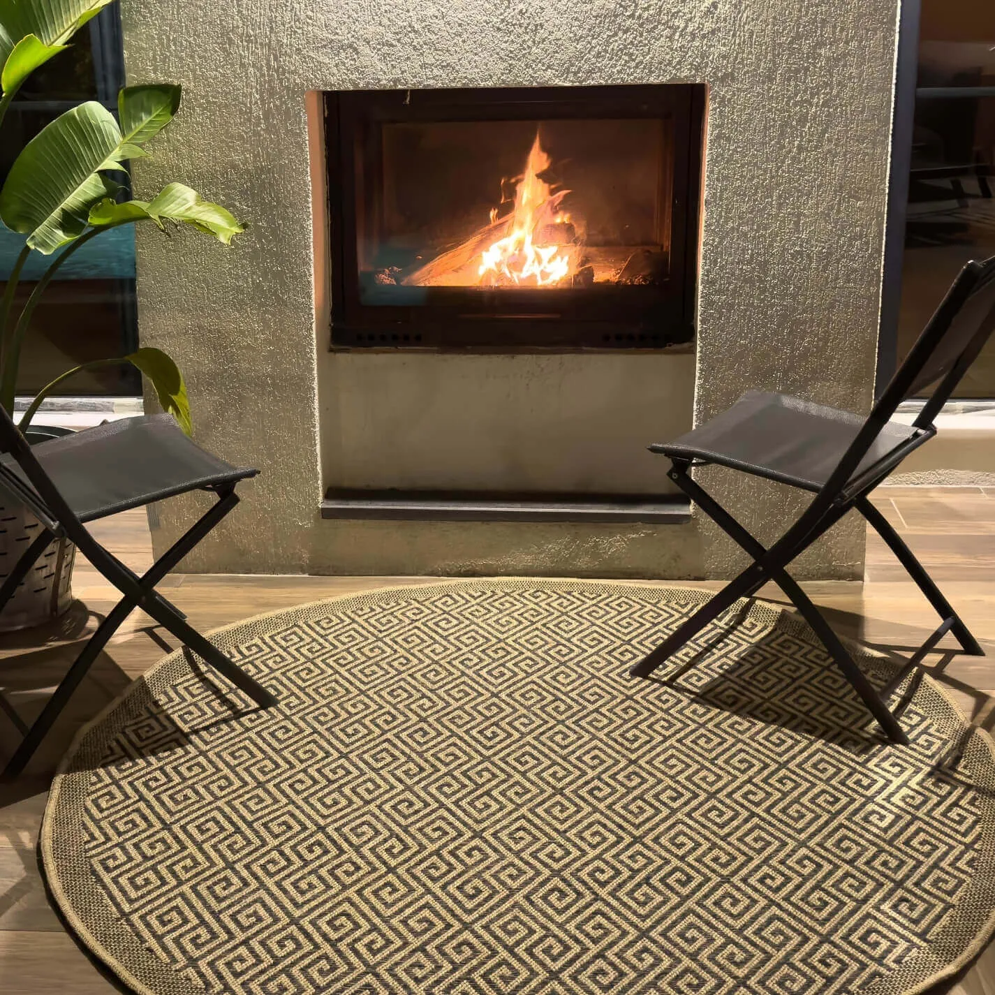 Nature Outdoor Rug Dark Grey | 5100DG