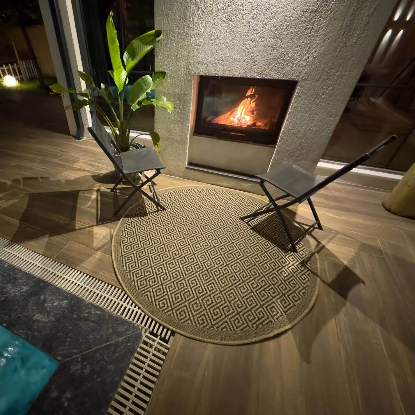 Nature Outdoor Rug Dark Grey | 5100DG