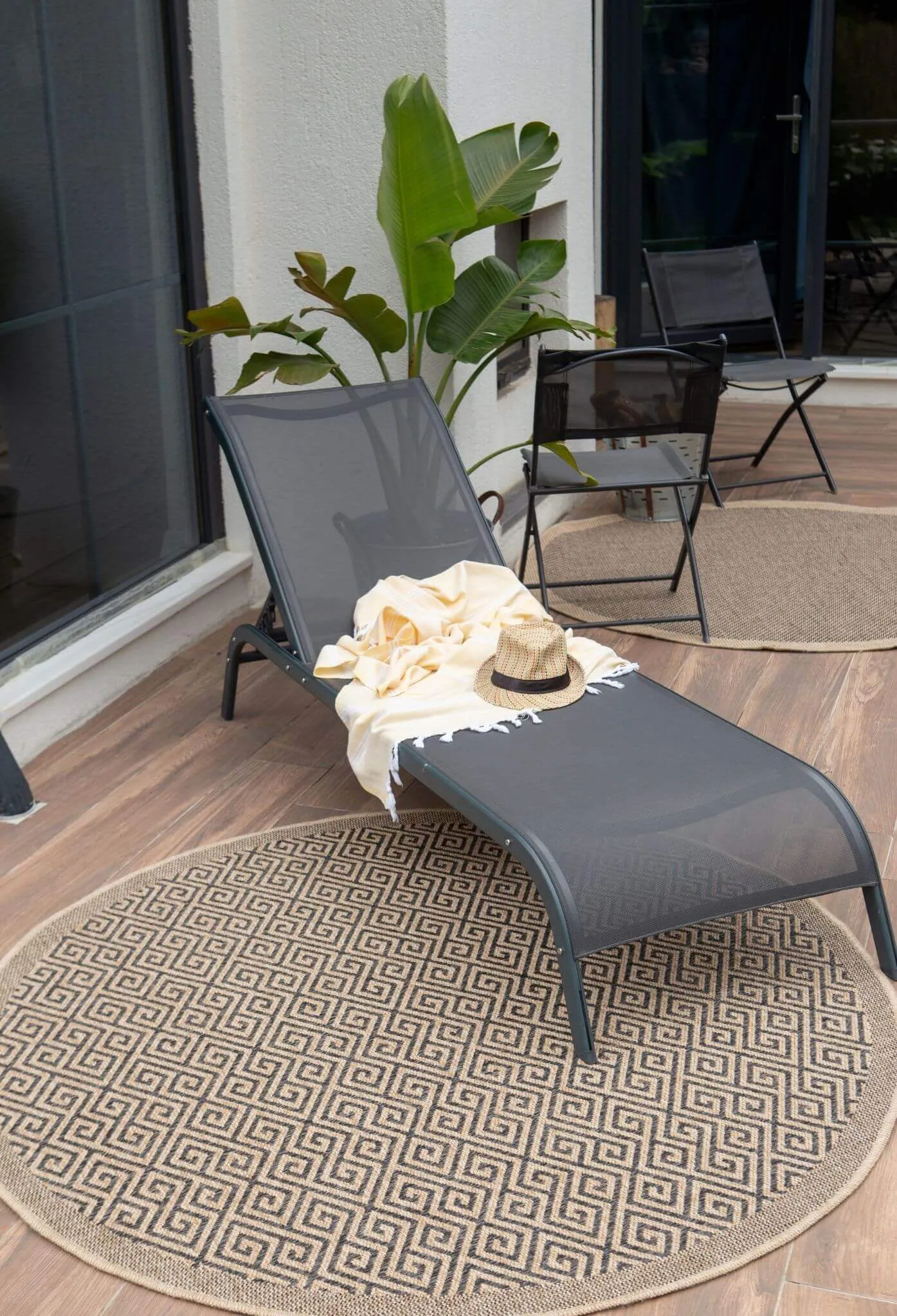 Nature Outdoor Rug Dark Grey | 5100DG