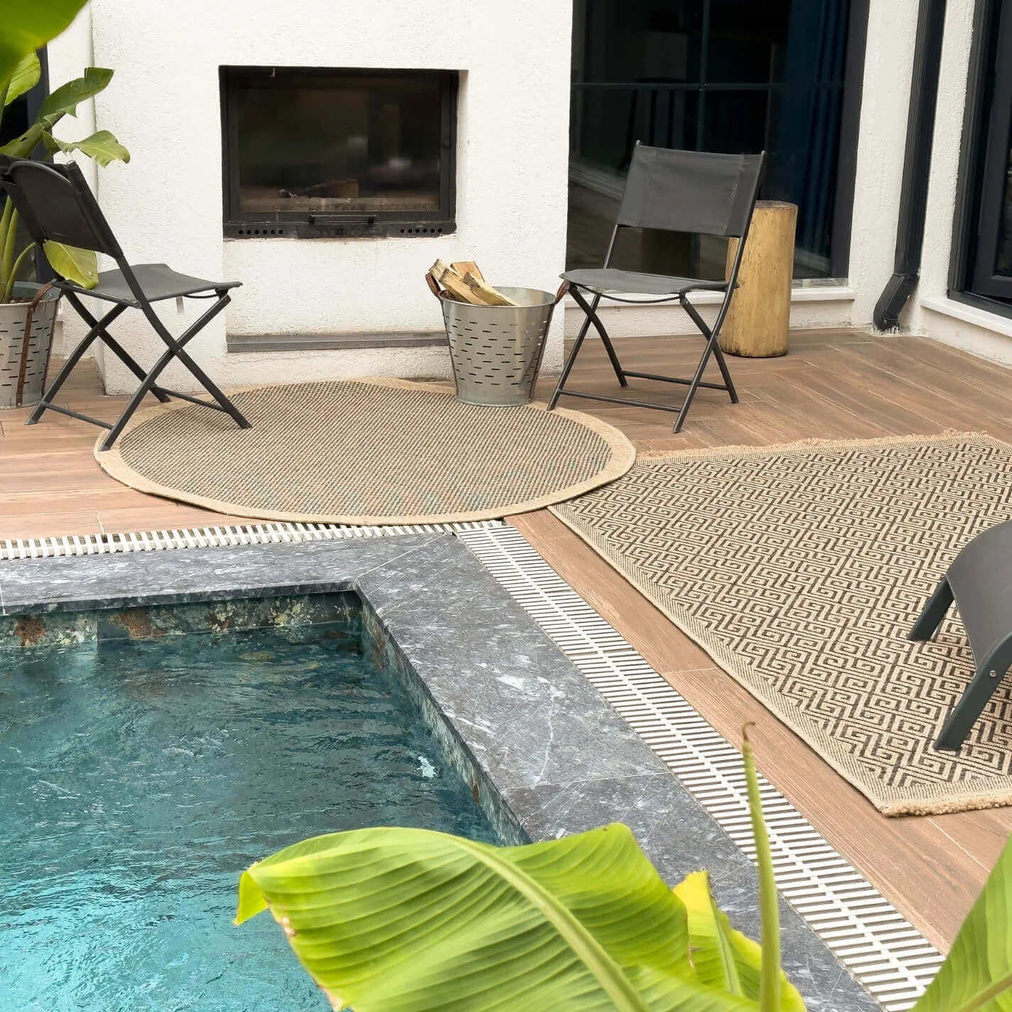 Nature Outdoor Rug Dark Grey | 5100DG