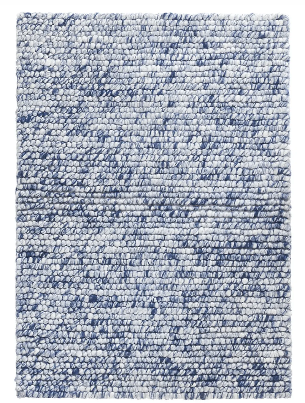 Niels Handwoven Wool/Viscose Rug - Navy