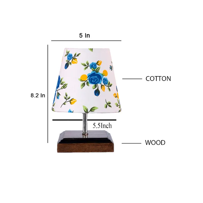 Niksha Blue Fleur Table Lamp