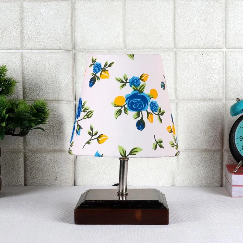 Niksha Blue Fleur Table Lamp