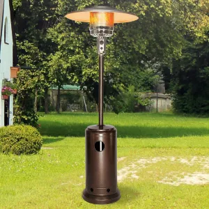 Outdoor Backyard Propane Patio Heater With Wheel