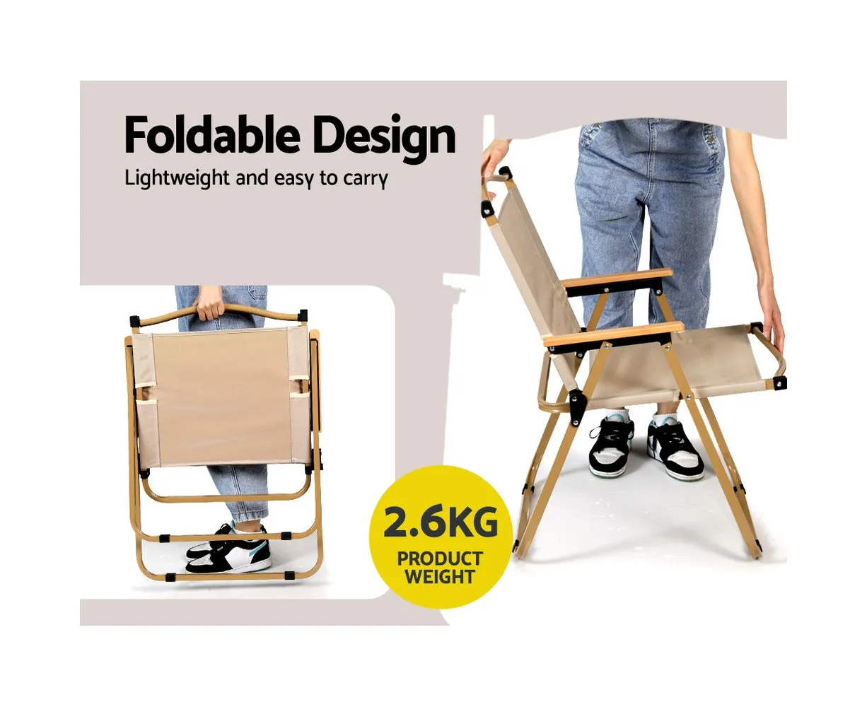 Outdoor Camping Chairs Portable Folding Beach Chair Patio Furniture