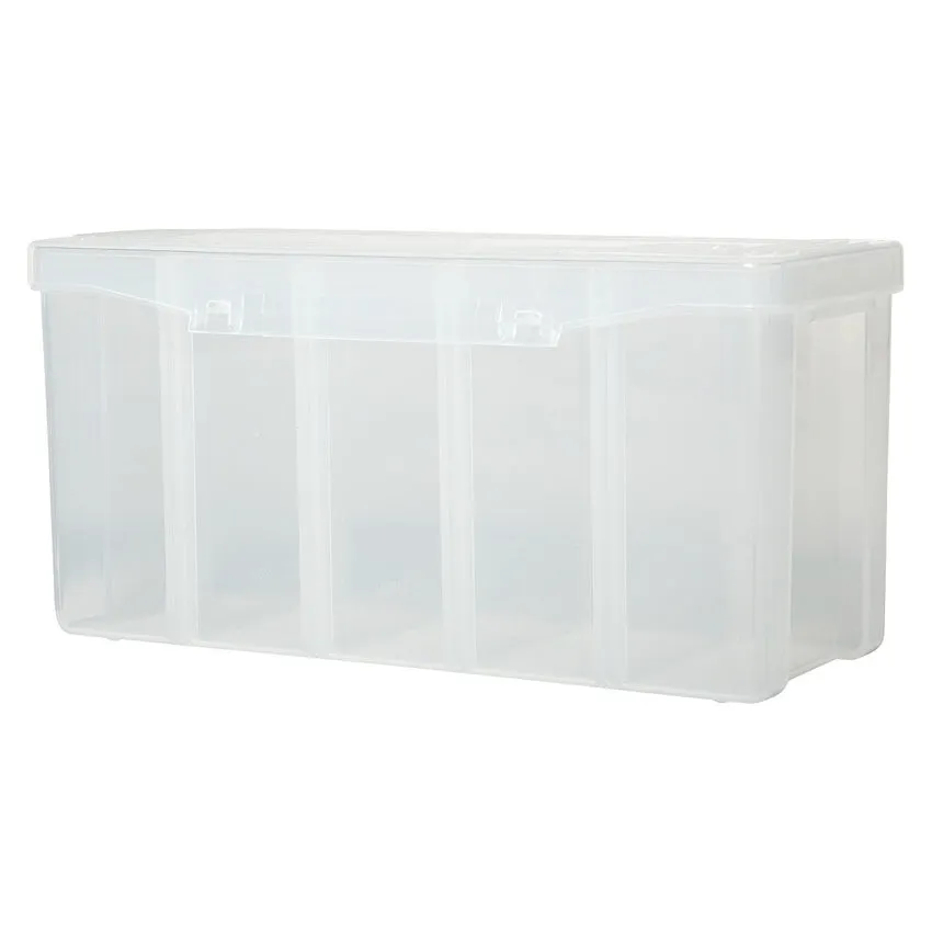 Plano 350400 SpinnerBait Box with Removable Racks - Clear
