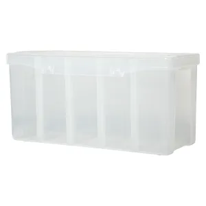 Plano 350400 SpinnerBait Box with Removable Racks - Clear