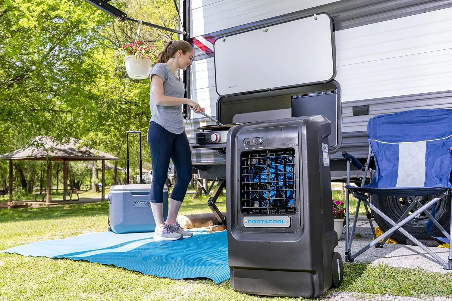 Portacool PAC5101A1 510 Portable Evaporative Cooler for Patios, Decks, Pet Spaces, and More (Refurbished)