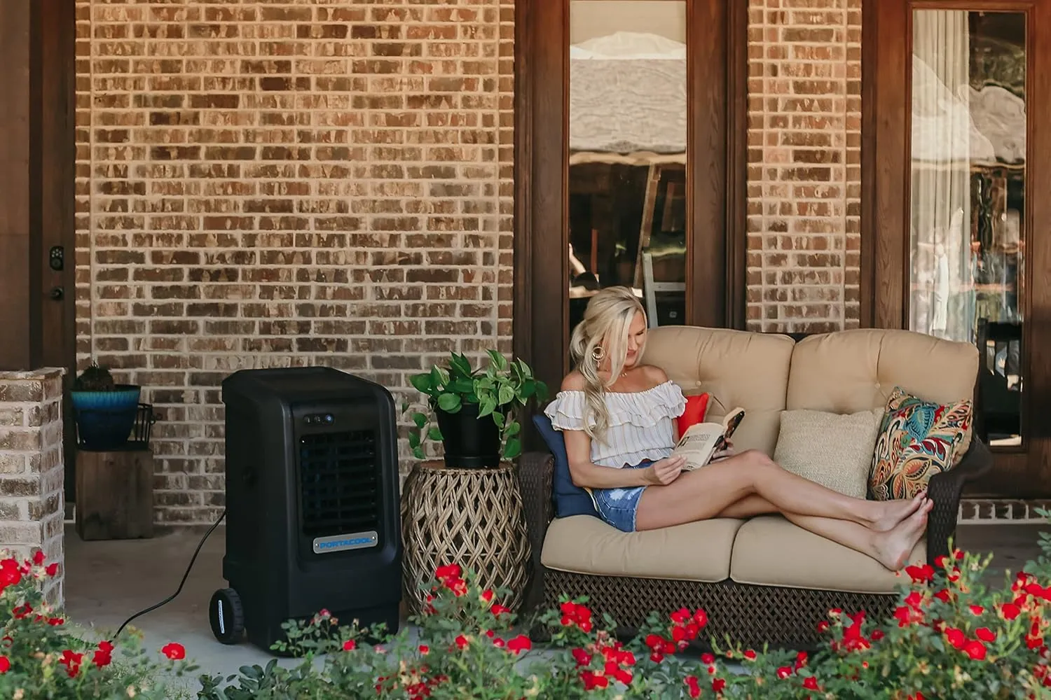 Portacool PAC5101A1 510 Portable Evaporative Cooler for Patios, Decks, Pet Spaces, and More (Refurbished)