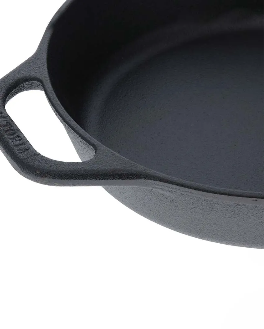 Pre-Seasoned Cast Iron Skillet Pan | Safe For All Cooktops | 17 x 10 inches