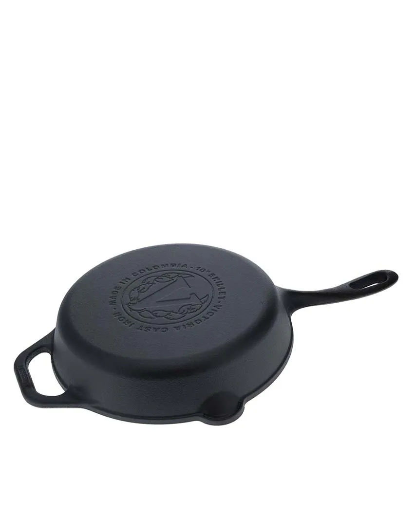 Pre-Seasoned Cast Iron Skillet Pan | Safe For All Cooktops | 17 x 10 inches