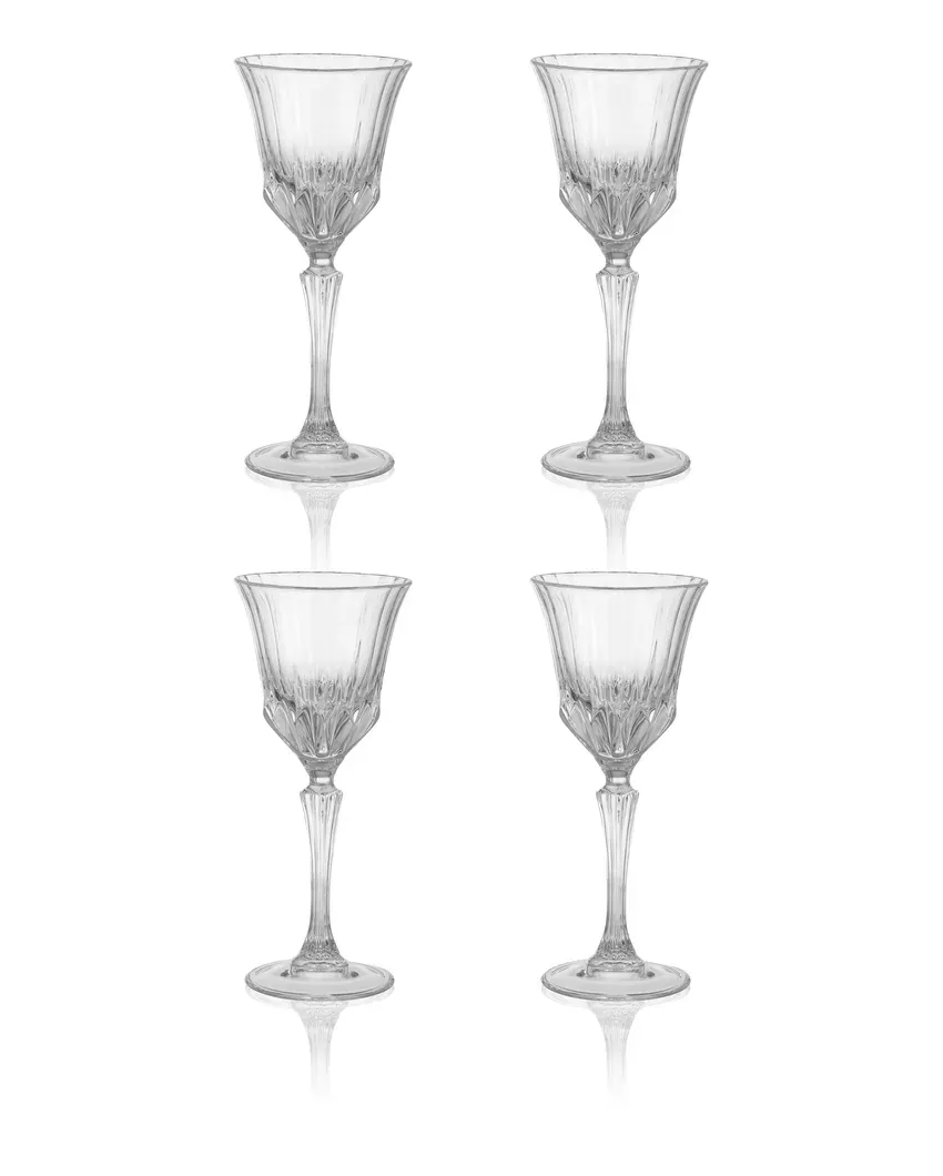 Pure Elegance White Wine Glass with Gift Box | Set of 4