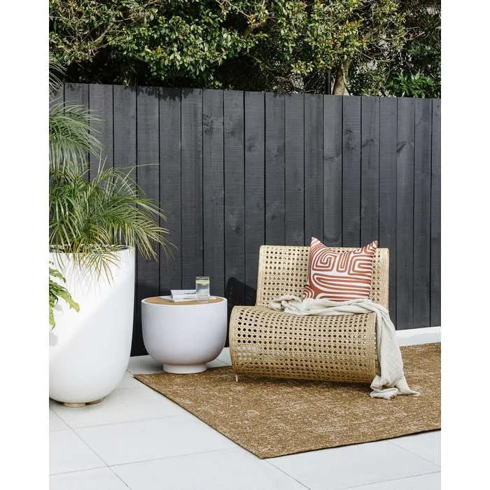 Rattan Outdoor Rug - Barley