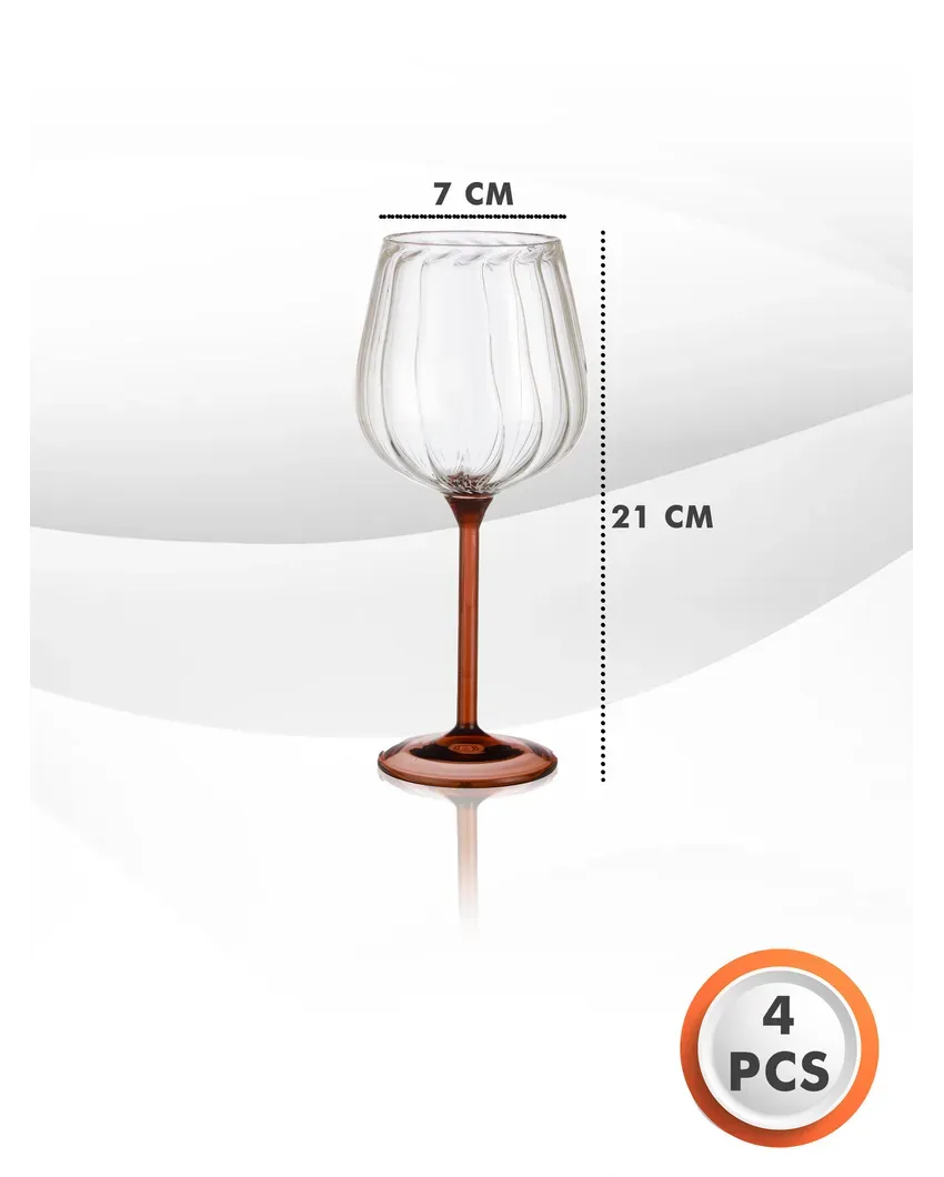 Red Wine Glasses for Sophisticated Sips with Gift Box | Set of 4