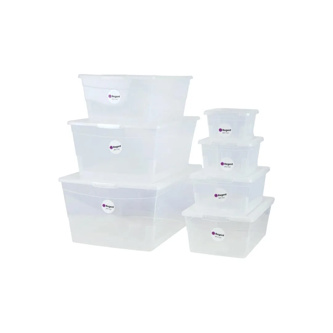 Regent Plastic Key Storage Utility Container Box Small 1.3L
