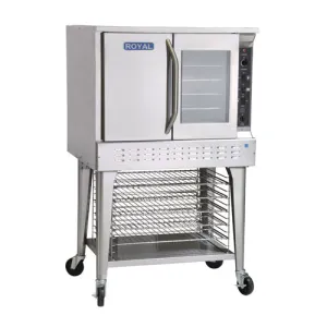Royal RECO-1 Single Standard Depth Full Size Electric Convection Oven – 1Ph, 208V